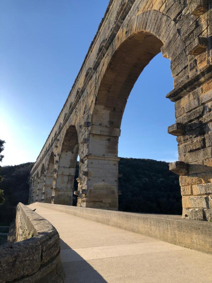 Studio Havre De Paix Au Pont Du Gard Piscine Et Jacuzzi Chez Valerie Payre Vers-Pont-du-Gard Eksteriør billede
