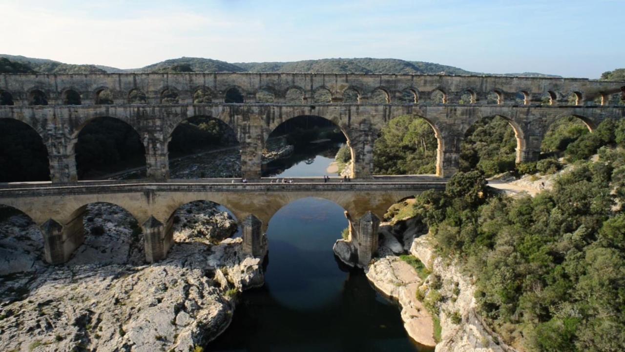 Studio Havre De Paix Au Pont Du Gard Piscine Et Jacuzzi Chez Valerie Payre Vers-Pont-du-Gard Eksteriør billede